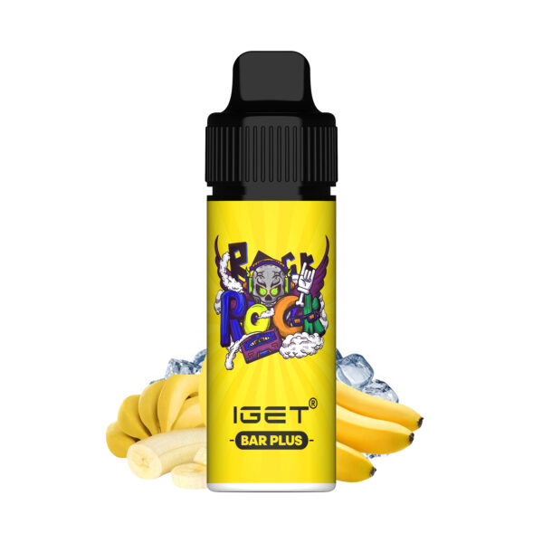 Iget Bar Plus 6000 Puffs Banana Ice